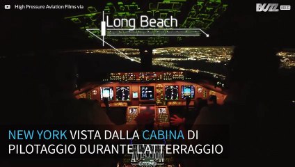 Atterraggio su New York come lo vedono i piloti