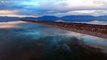 Vista magnifica dell'Isola delle Antilope, nel Grande Lago Salato dello Utah