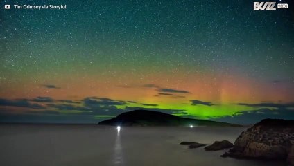 Time-lapse: i colori incredibili dell'aurora australe