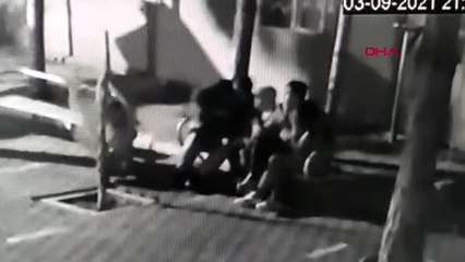 Cami bahçesindeki fidanı kırarken görüntülendi; cemaat tepki gösterdi