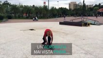 Skater realizza acrobazie mai viste prima!