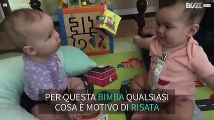 La risata di questa bimba è contagiante!