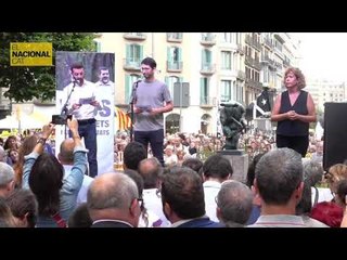 Joan Bonanit llegeix un text de Jordi Sànchez