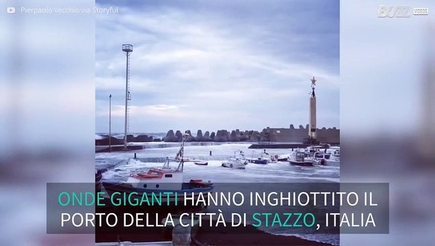 Impressionanti immagini dell'Uragano Zorbas nel Mar Ionio