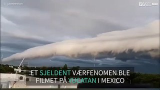 Dramatiske rulleskyer over Mexico