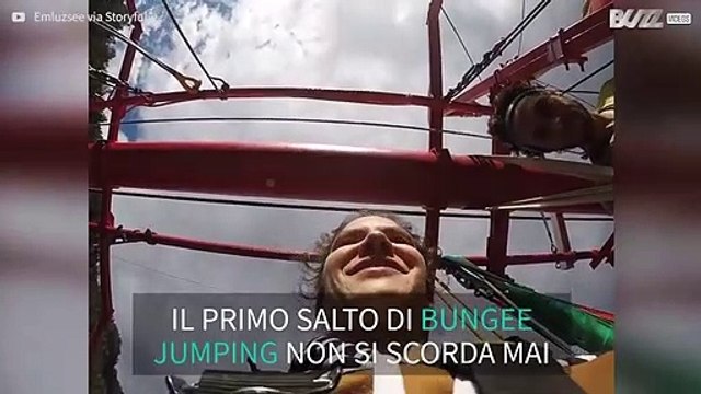 Un'esperienza di bungee jumping vista con una GoPro!