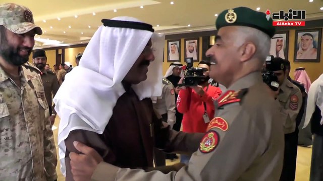 الخضر والوفد المرافق له استقبلوا المهنئين بعودتهم سالمين بعد حادث المروحية في بنغلاديش