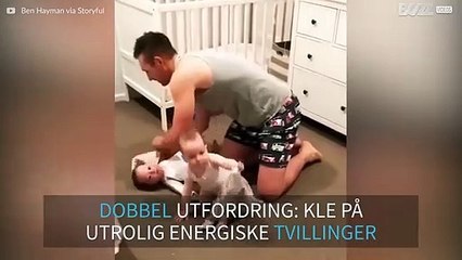 Utfordringen med å få tvillingbabyer klar til sengs
