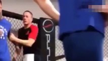 Shocking video Jean-Claude Van Damme almost KO Cody Garbrandt during sparring