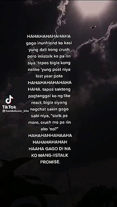 Stalk pa more hahahahah