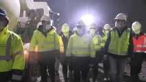 KIRIKKALE - Bakan Karaismailoğlu, hızlı tren tüneli inşaatında incelemede bulundu