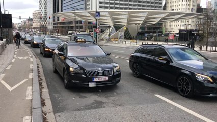 Une manifestation contre la politique de mobilité à Bruxelles