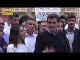 El míting d'Albert Rivera a Vic enmig d'una forta cassolada