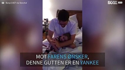 Gutt skuffer faren sin ved å velge det rivaliserende laget