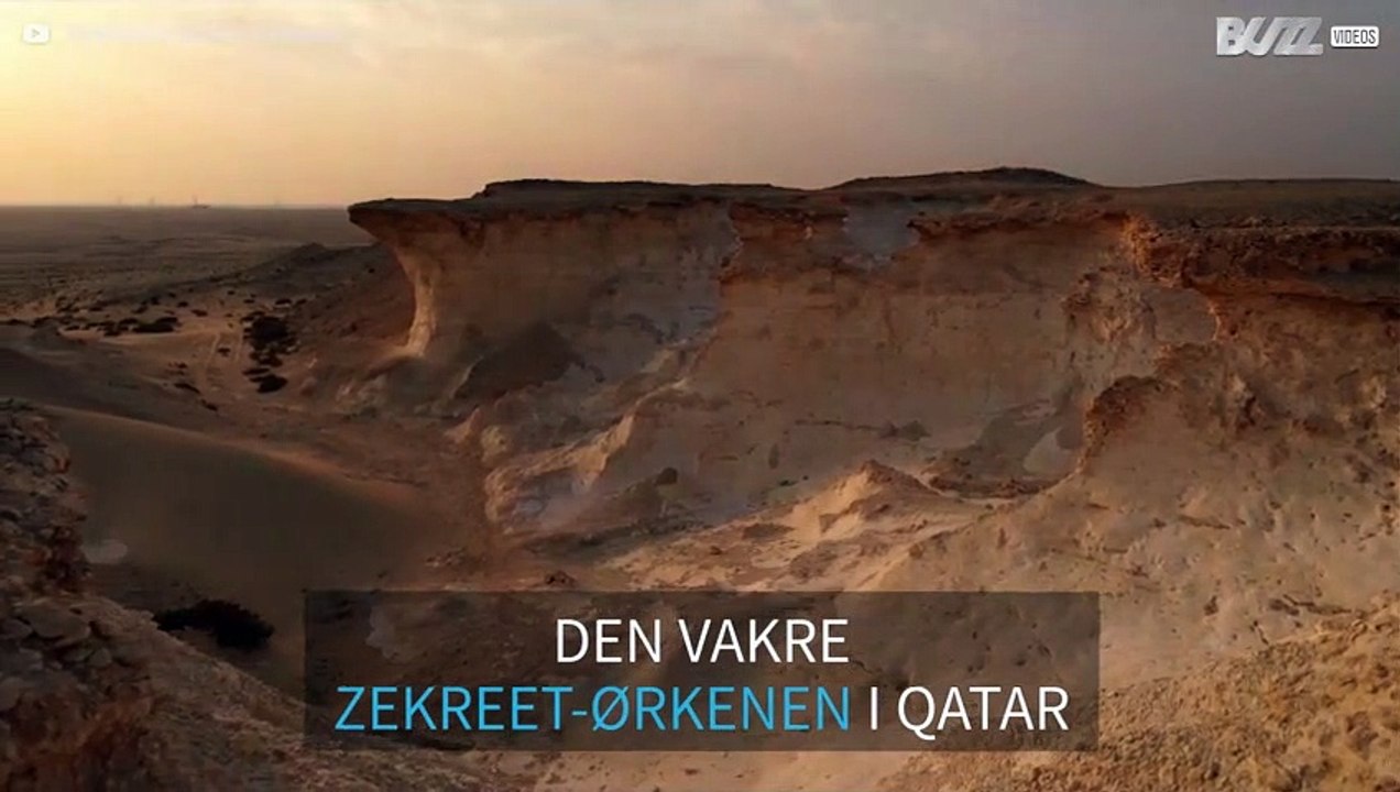 Timelapse viser det fantastiske landskapet i Qatar-ørkenen
