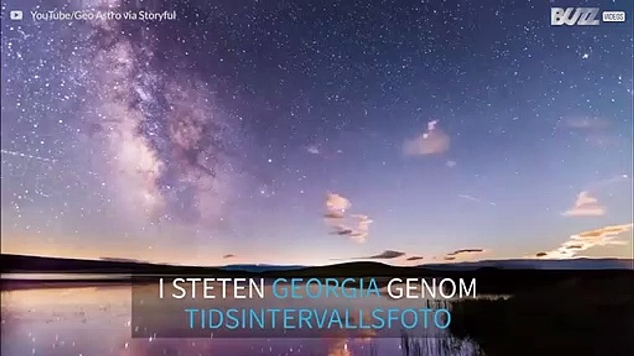 Fantastisk tidsintervallsfilm över staten Georgia i USA över en sjumånadersperiod
