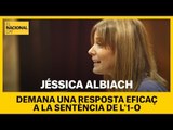 Jéssica Albiach, demana una resposta a la sentència de l'1-O 