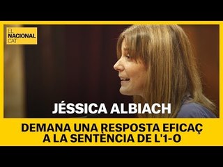 Jéssica Albiach, demana una resposta a la sentència de l'1-O "eficaç"