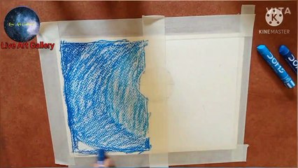 Happy New year Drawing for Beginners 2020/2021 With Oil pastels colours_ step by Step.