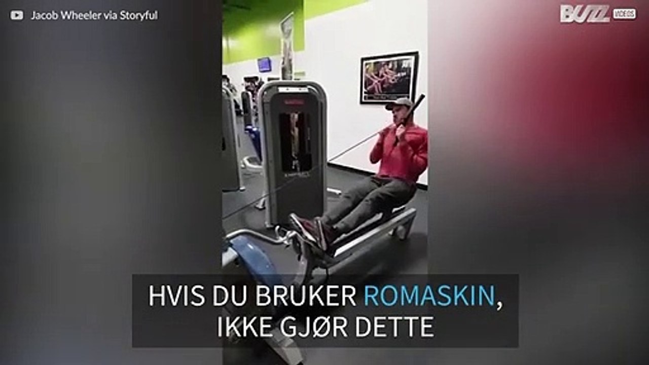 Tren fiskemusklene dine på en romaskin