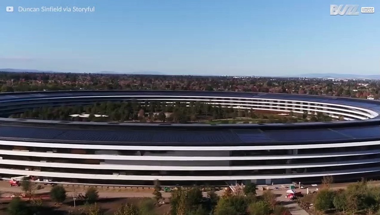 Der neue Firmenhauptsitz von Apple in Kalifornien