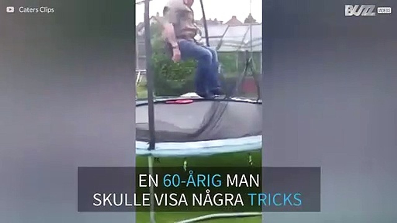 Tricks på studsmattan går fel!