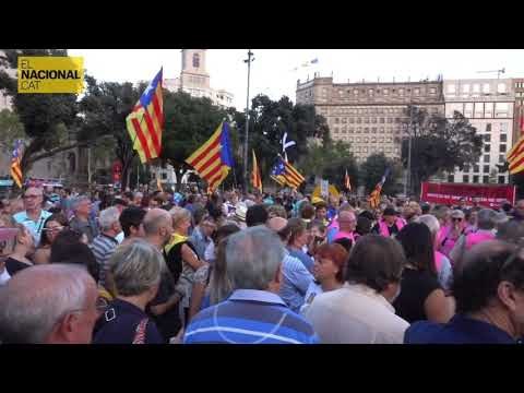 Es comença a omplir la Plaça de Catalunya per la manifestació convocada per l’ ANC