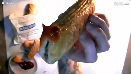 Beeindruckendes "Ketschup"-Gemälde von Jesus