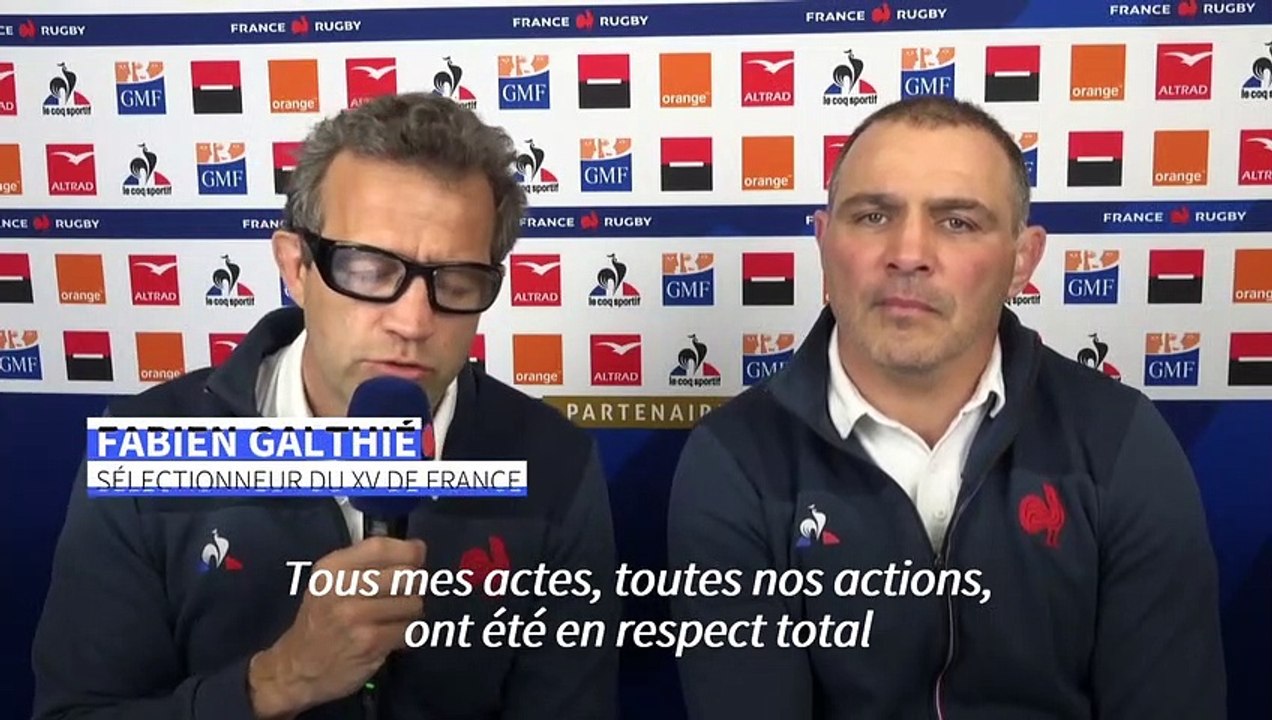 Rugby/XV de France: "le risque zéro n'existe pas", assure Galthié