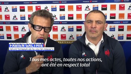Rugby/XV de France: "le risque zéro n'existe pas", assure Galthié