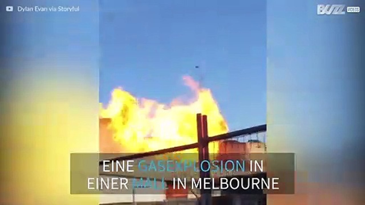 Dramatische Gasexplosion in einer Shopping Mall in Melbourne