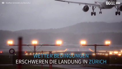 Stürme verursachen angsteinflößende Landungen in Zürich
