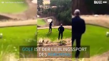 Überraschender Heiratsantrag auf dem Golfplatz