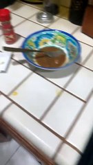 "BREAD WITH CHEEZE AND CINNAMON ITS REALLY GOOD"