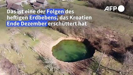 Descargar video: Kroatien: Erdlöcher - so weit das Auge reicht