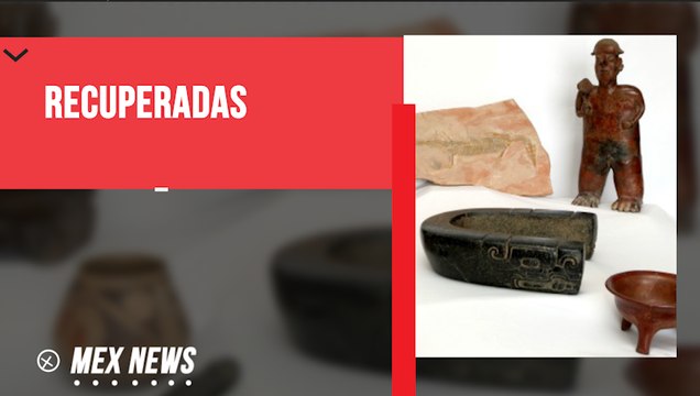 SRE E INAH RECUPERAN 280 PIEZAS ARQUEOLÓGICAS QUE HABÍAN SIDO DECOMISADAS EN EEUU