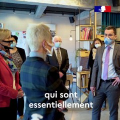 Visite de l’entreprise adaptée "l’Association pour l’insertion et la Réinsertion professionnelle et humaine des Handicapés" (ANRH) dans le cadre de la Journée internationale des droits des femmes