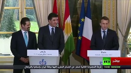 بالفيديو سوء تنظيم المؤتمر الصحفي يثير غضب الرئيس الفرنسي على الهواء مباشرة