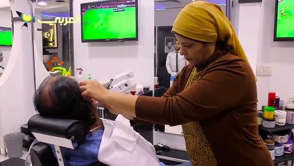 الأسطى عبيرأول حلاقة رجالي في مصر