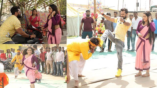 ख़ेसारी लाल यादव और आम्रपाली दुबे की फ़िल्म 'आशिक़ी' की शूटिंग शुरू