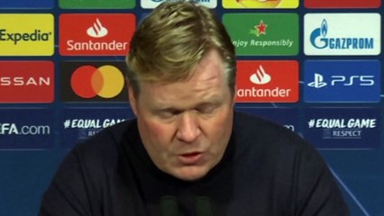 Football - Champions League - Ronald Koeman press conference after PSG 1-1 FC Barcelona