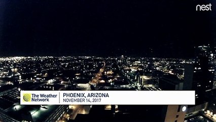 WOW Meteor streak caught on cam across Phoenix sky