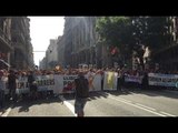 Així va la protesta a Via Laietana