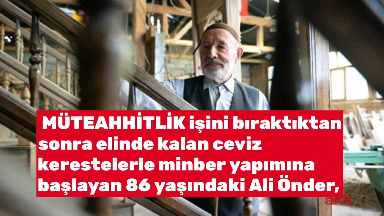 Minbere adanmış bir ömür