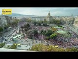 DIRECTE | SENTÈNCIA PROCÉS | Els estudiants omplen la plaça de Catalunya