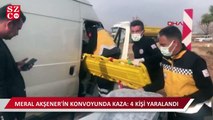 Meral Akşener'in konvoyunda kaza: 4 yaralı
