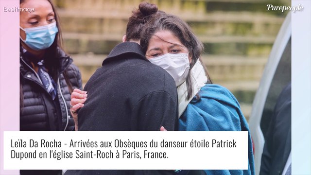 Obsèques de Patrick Dupond : l'émotion de sa compagne Leïla Da Rocha