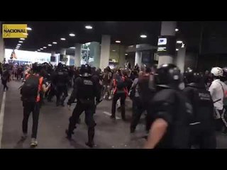 Fortes càrregues a l'aeroport de Barcelona