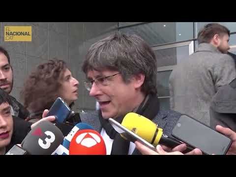 PUIGDEMONT: Hauran d'explicar el canvi de delicte pel qual demana l'extradició