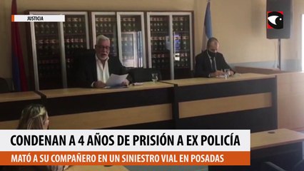 Condenan a 4 años de prisión a ex policía